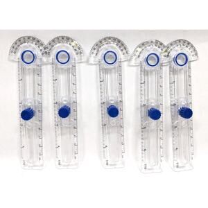 Lot of 5 Gently-Used School Safety Compass for math, geometry angles Grades 1-12